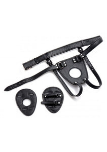 Master Series Ass Holster Anal Plug Harness Adjustable, Black