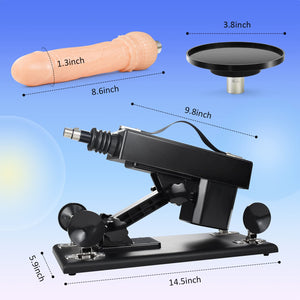Sex Machine with Dildo and Suction Cup 3XLR Connector Attachments,Automatic Thrusting Machine for Women and Men,Love Machine Dev