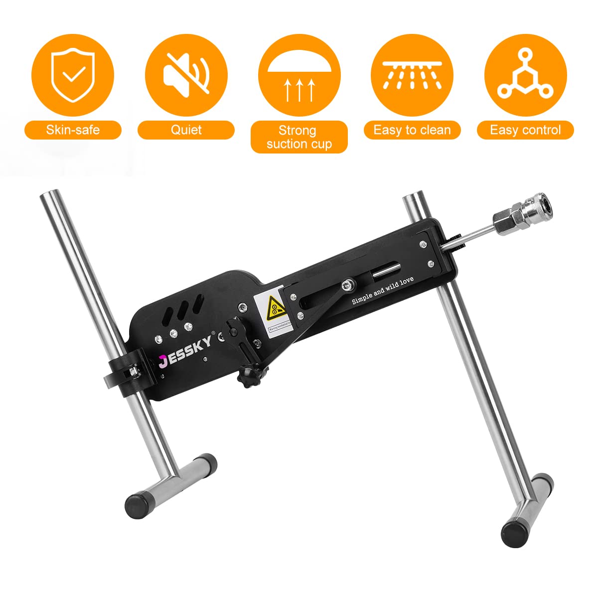 Jessky Premium Sex Machine, Adjustable Love Machine Adult Sex Toys Machine With 6 Attachments For Women And Men