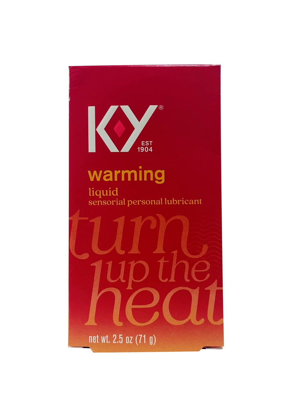 K-Y Warming Jelly Glycerin Based Formula 2.5 Fl Oz. Sensorial Personal Lubricant for Men, Women and Couples & Safe to Use with L