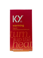 K-Y Warming Jelly Glycerin Based Formula 2.5 Fl Oz. Sensorial Personal Lubricant for Men, Women and Couples & Safe to Use with L