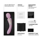 LELO SWITCH Double-Sided Wand Soft Pink