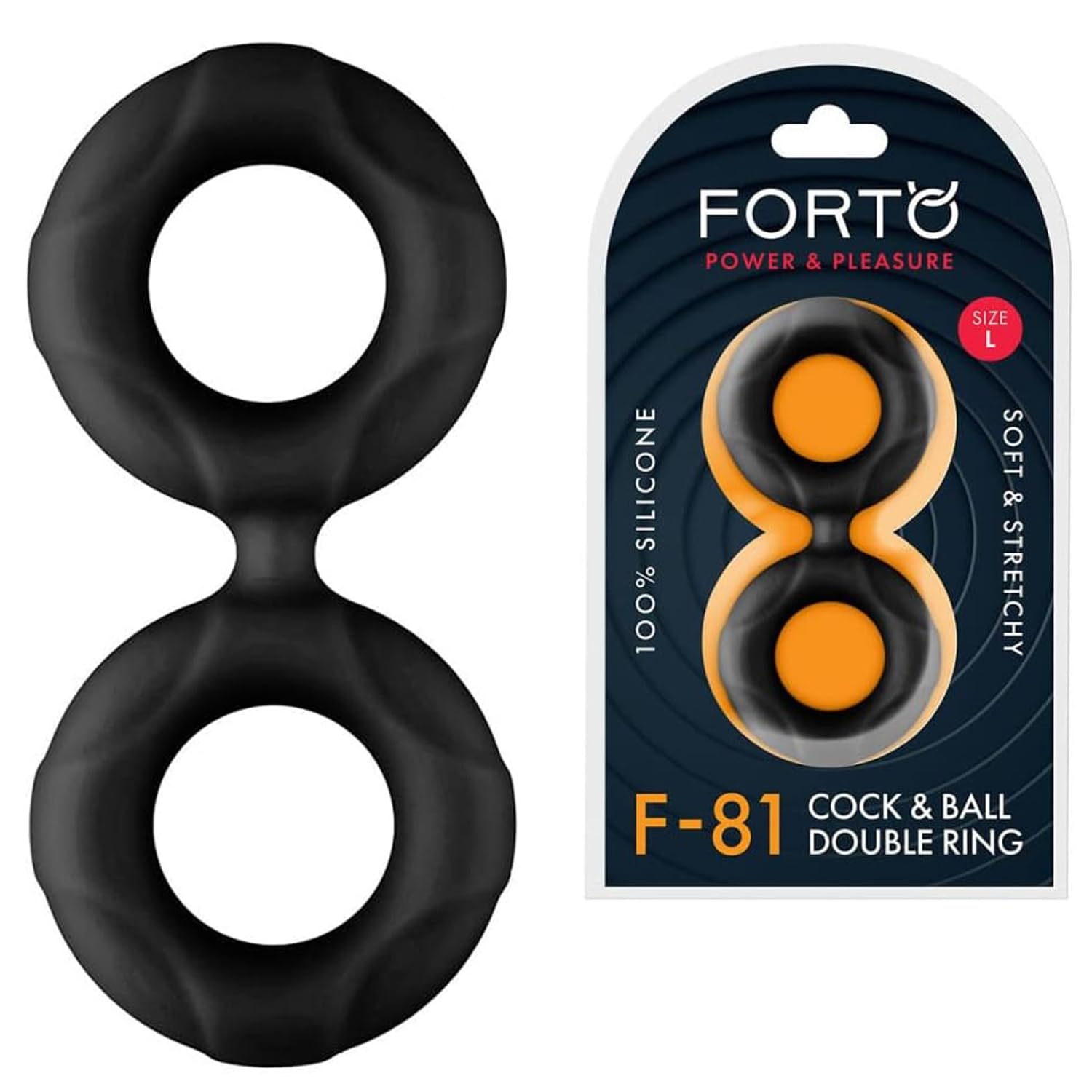 Forto F-81:Double Ring Liqu Sili 51mm Bk