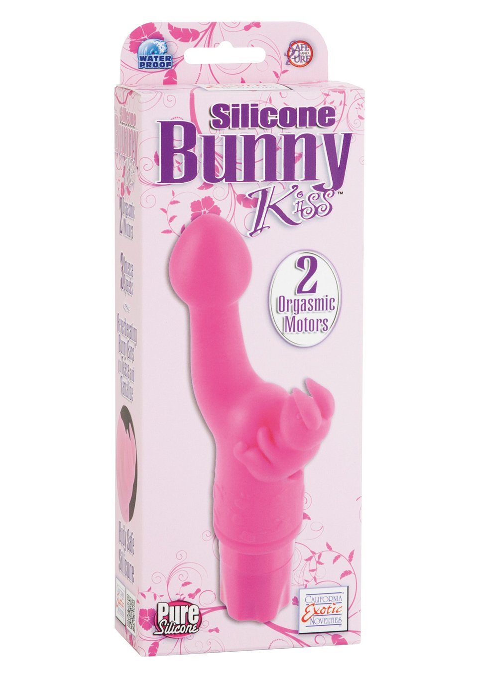 California Exotic Novelties Silicone Bunny Kiss, Purple, 0.28 Pound