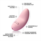 Lelo Lily 2 External Personal Massager For Women Lavender, Handheld Wireless Female Vibrator Vibrating Stimulation Small Vibrato