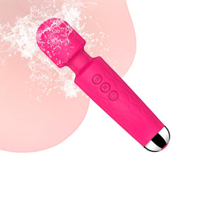 Vibrator Wand,Adult Sex Toy Wand, G Spot Dildo, Clit Vibrator, Sex Vibrators,Clitoris Stimulation,with 8 Speeds & 20 Patterns, Q