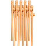 Bp Pecker Straws Flesh (10Pcs)