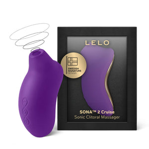 LELO SONA 2 Cruise Clitoral Vibrator, Suction Vibrator Adult Sex Toy, Clitoris Sucker for Women with 12 Settings, Waterproof Sex
