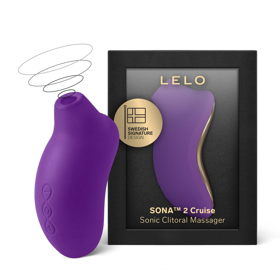 LELO SONA 2 Cruise Clitoral Vibrator, Suction Vibrator Adult Sex Toy, Clitoris Sucker for Women with 12 Settings, Waterproof Sex