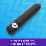 Lovehoney Magic Bullet Vibrator - 4 Inch Vibrating Bullet with Tapered Tip - 10 Function Multispeed Mini Vibrator for Women - Li