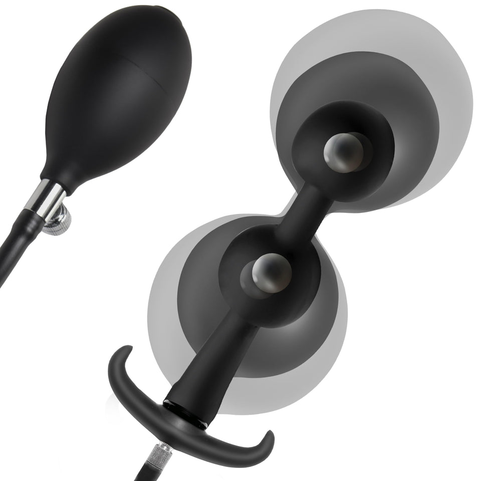 Master Series Ass Rattler Weighted Inflatable Anal Plug