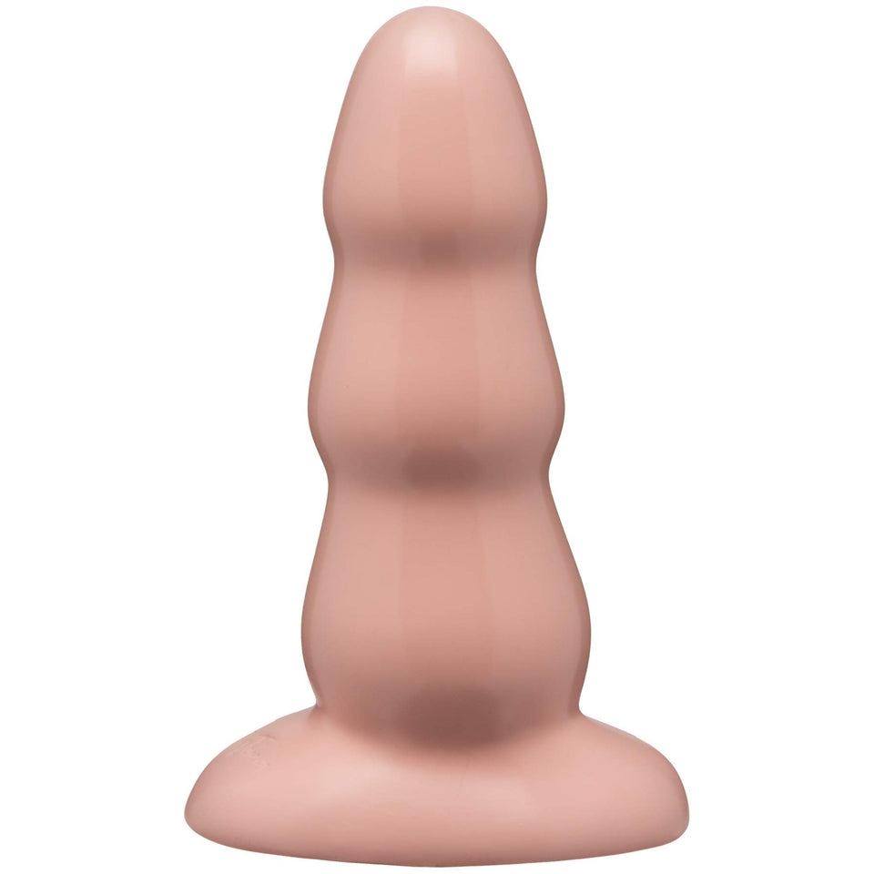 Triple Ripple Butt Plug Medium (Flesh)