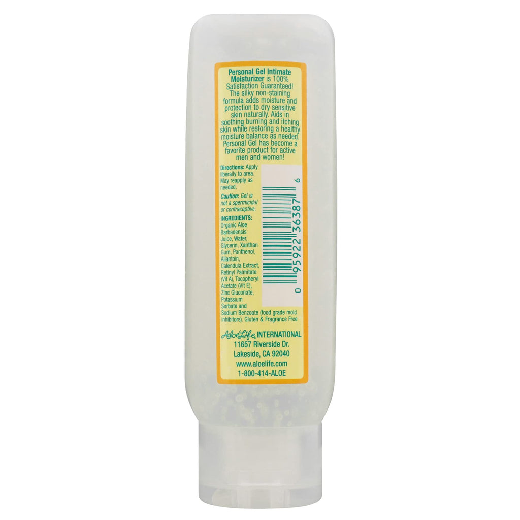 Aloe Life - Personal Gel, Intimate Moisturizer, Organic Aloe Cream, Silky & Non-Staining Formula, Perfect For Menopause, Burn Tr