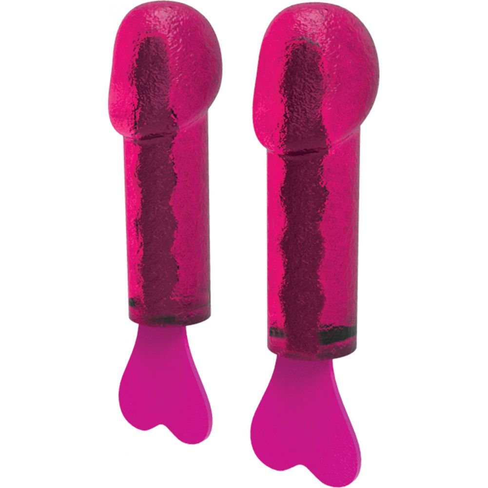 Hott Products 2 Piece Bachelorette Pecker Popsicle Ice Tray, Pink, 5 Ounce