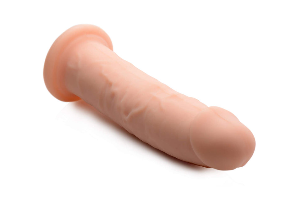6 Inch Fleshstixxx Silicone Dildo W/O Balls - Vanilla