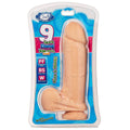 Cloud 9 Novelties Delightful Dildo With Realsitic Balls And Suction Cup, Flesh, 9 Inch, 1.9 Pound