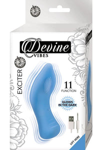 (Wd) Devine Vibes Exciter Blue In The Dark Clitoral Teaser