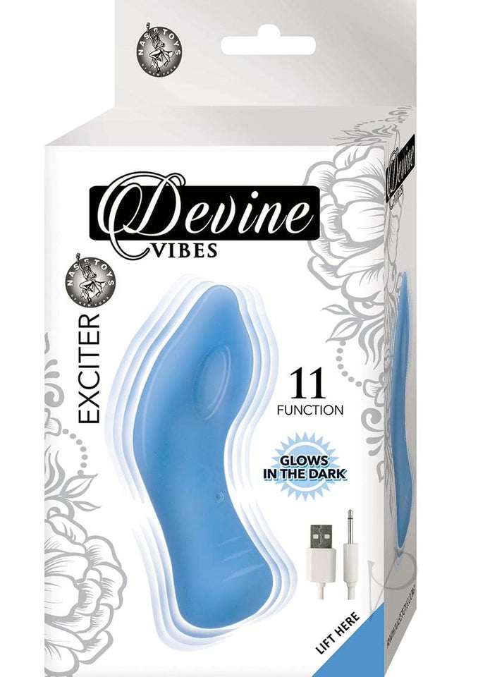 (Wd) Devine Vibes Exciter Blue In The Dark Clitoral Teaser