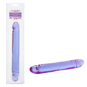 Reflective Gel Smooth Double Dong - Purple
