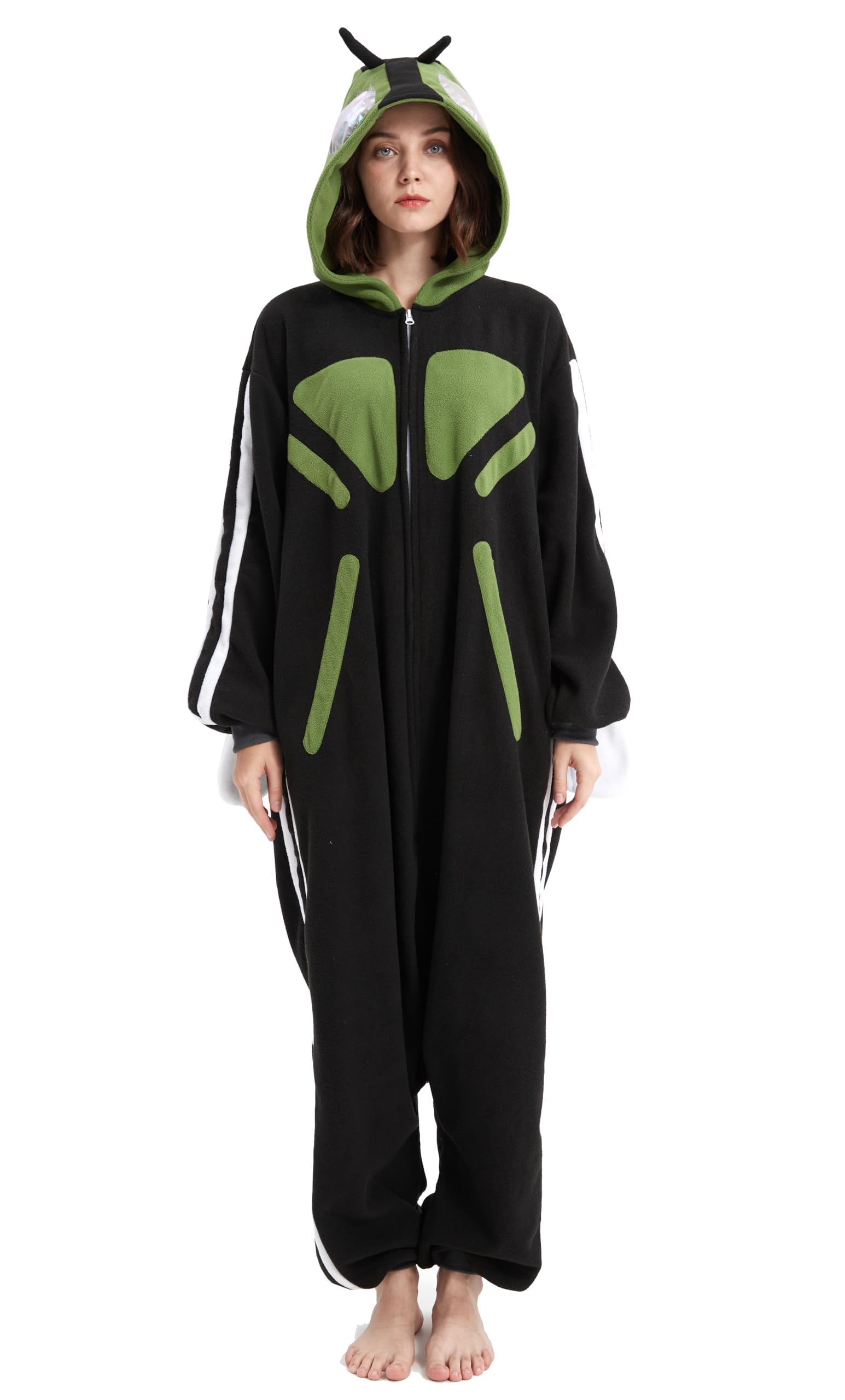 SAMGU Onesie Adult Halloween Animal Cosplay Costume One Piece Pajamas for Women and Men
