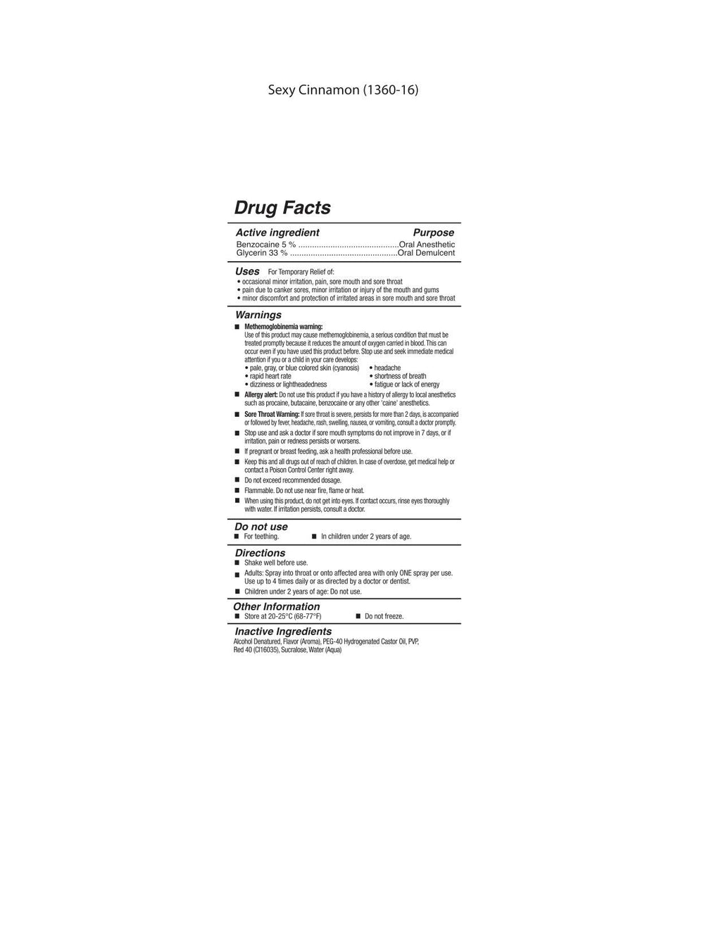 Doc Johnson GoodHead - Deep Throat Spray - Numbs Throat - Relaxes Gag Reflex - Sexy Cinnamon - 2 fl. oz.(59 ml)