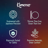 Kimono Microthin Condoms I Lubricated I Our Thinnest Condoms Ever I 5X Tested, Stronger, Reliable I Made With Odorless Premium Natural Latex I 12 Count