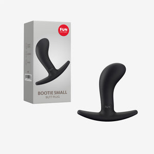 Fun Factory Adult Toys  Bootie Butt Plug Sex Toy  Curved Anal Plug Adult Toy  Sex Toys For Women  Men   Couples Small Black