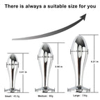 Anal Plug Adult Sex Toys, 3Pcs Anal Butt Plug Set Metal Butt Plug Sex Toys Luxury Jewelry Design Fetish Anal Toys for Adult Unis