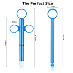 Lube Applicator Syringe With Precise Scales, 6.5??Personal Lubricant Shooter With Air-Proof Silicone Cap, Reusable Durable Applied For Men, Women & Couples