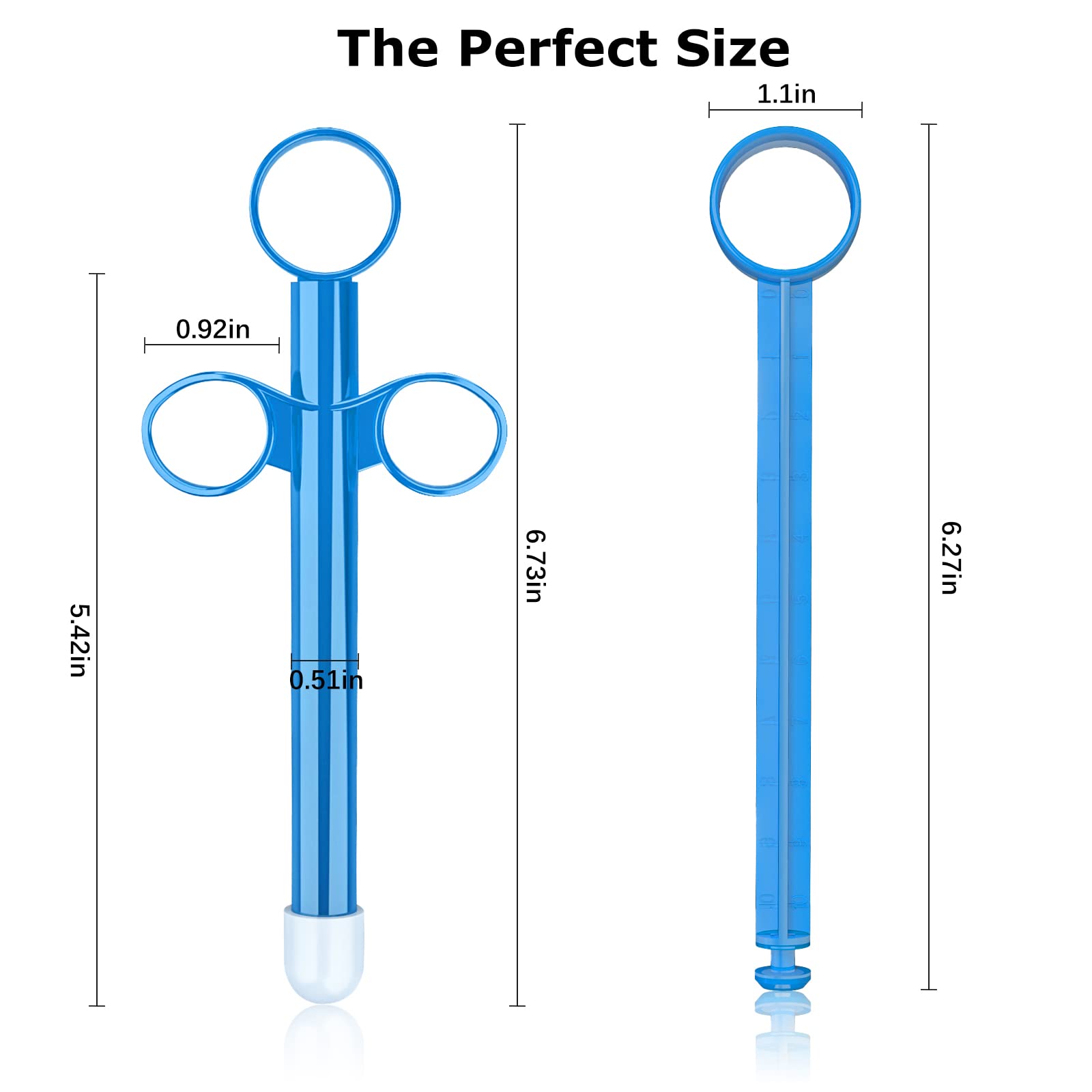 Lube Applicator Syringe With Precise Scales, 6.5??Personal Lubricant Shooter With Air-Proof Silicone Cap, Reusable Durable Applied For Men, Women & Couples