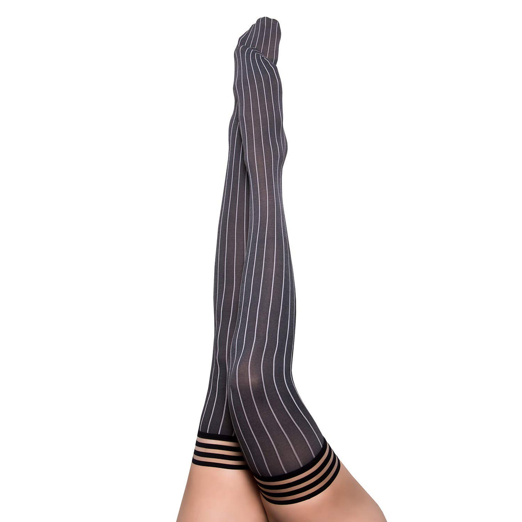 Kixies Annabelle Grey Pin Stripe Size C