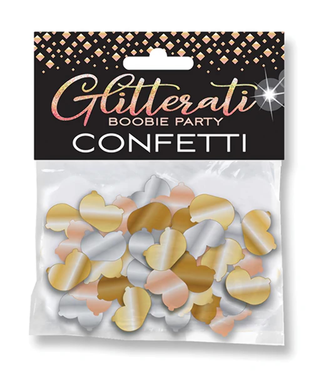 Little Genie Productions 80727: Glitterati Boobie Party Confetti