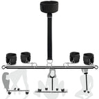 BDSM Toys Sex Restraints - Versatile Neck to Wrist BDSM Kit with Spreader Bar Couples Sex Toys, Adjustable Handcuffs Ankle Cuffs