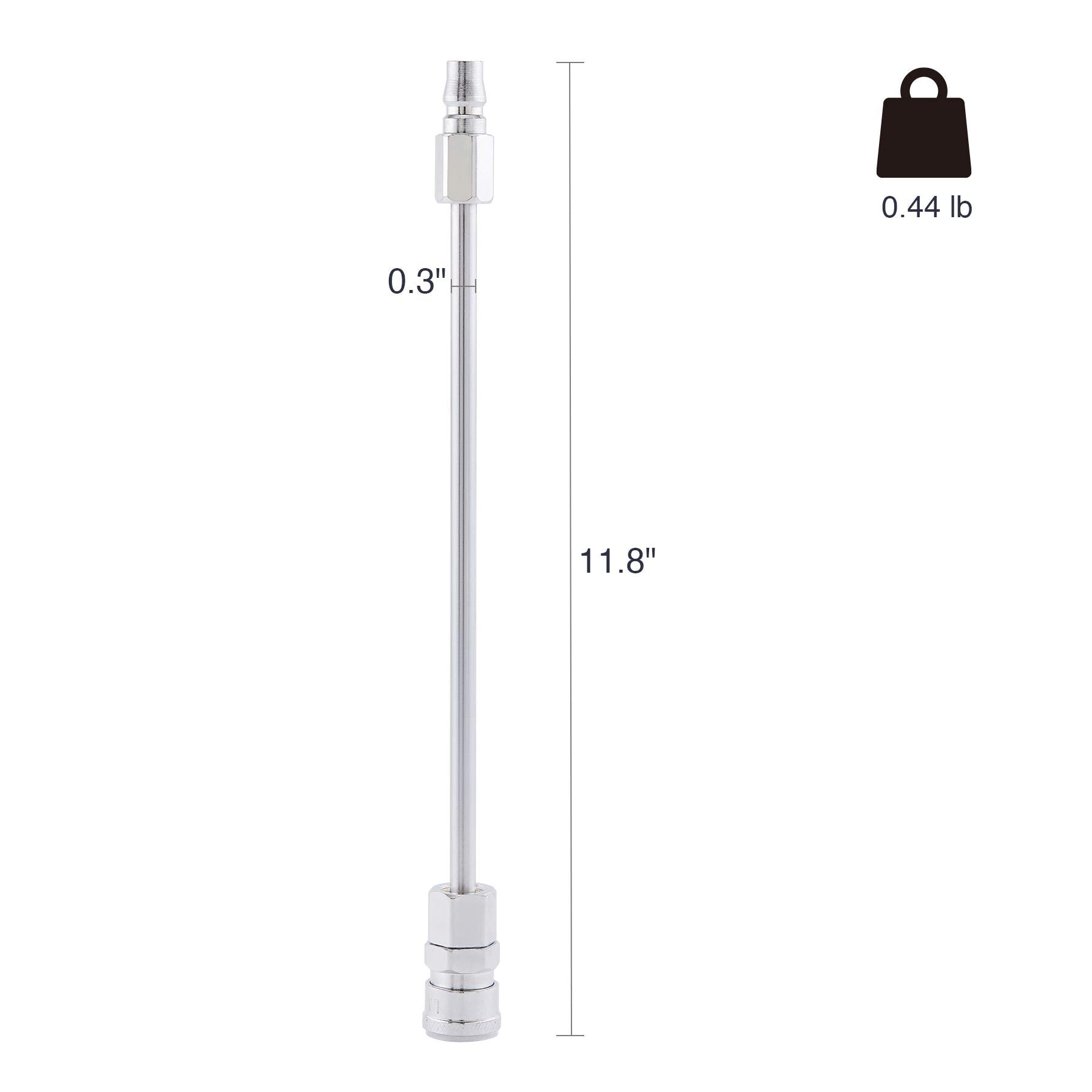 Y-NOT Sex Machine Extension Rod Attachment 12(30cm), Extension Tube for Automatic Sex Machines and Adult Toys with Quick Air Con