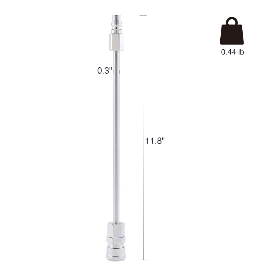 Y-NOT Sex Machine Extension Rod Attachment 12(30cm), Extension Tube for Automatic Sex Machines and Adult Toys with Quick Air Con