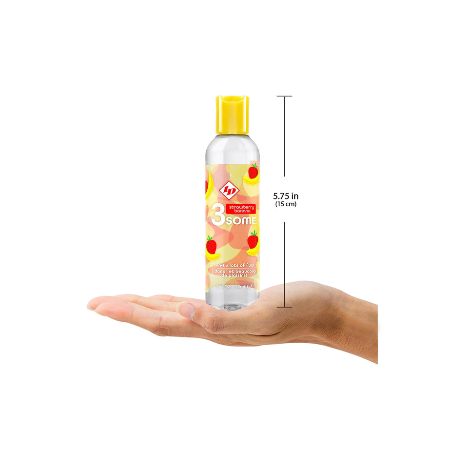 Id 3Some Strawbr Banana Water-Based Lube