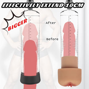 Vacuum Penis Pump, Manual Penis Enlarger for Male Erection & Enhancement, Sex Toys for Men,Penis Massage & Stimulation Device wi