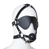 Sleep Mask with Hollow Ball:Blindfold Eye Mask Sleep Mask with Adjustable Strap for Fun(Black)