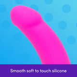 Lovehoney Curved Dildo - 6 Inch with Suction Cup - Flexible Anal Dildo for Men and Women - Harness Compatible Strap On - Smooth