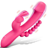 Rabbit Vibrator Dildo Sex Toys - Adult Women Pleasure Toys Female Clitoral Nipple Sex Toy with 10 Modes for G spot Anal Clit Vag