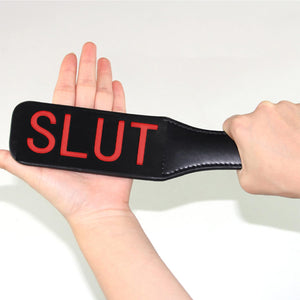 Faux Leather Slut Spanking Paddle for Sex Play,12.5inch Sex Paddle Leather Slut Spanking Paddle for Sex Play,Sex Paddle Role Pla