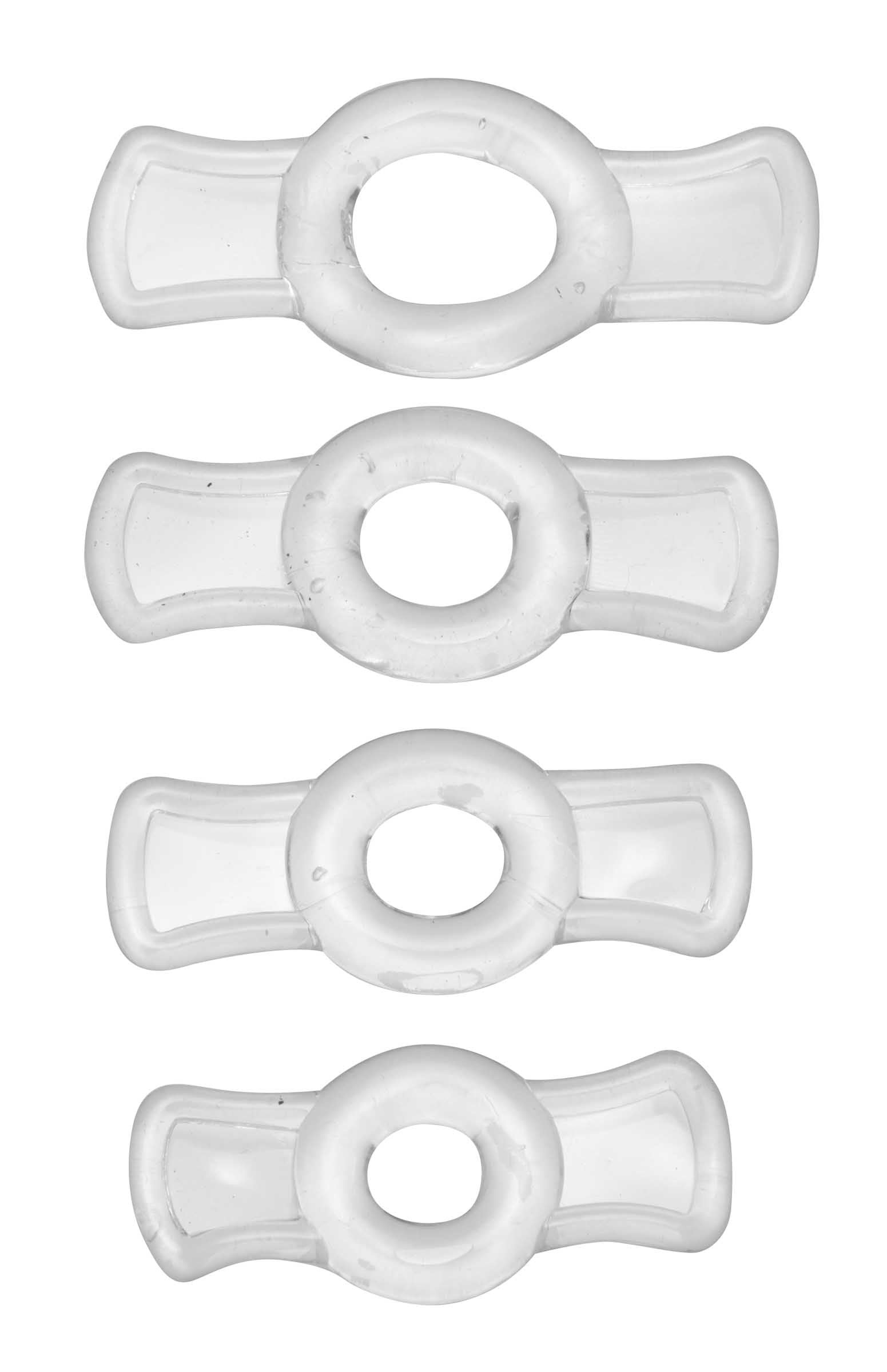 Size Matters Endurance Penis Ring Set (Clear)