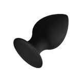 Forto Silicone F-98 Butt Plug For Men And Women - Erotic Anal Plug Dildo (Silicone - Black, Small)
