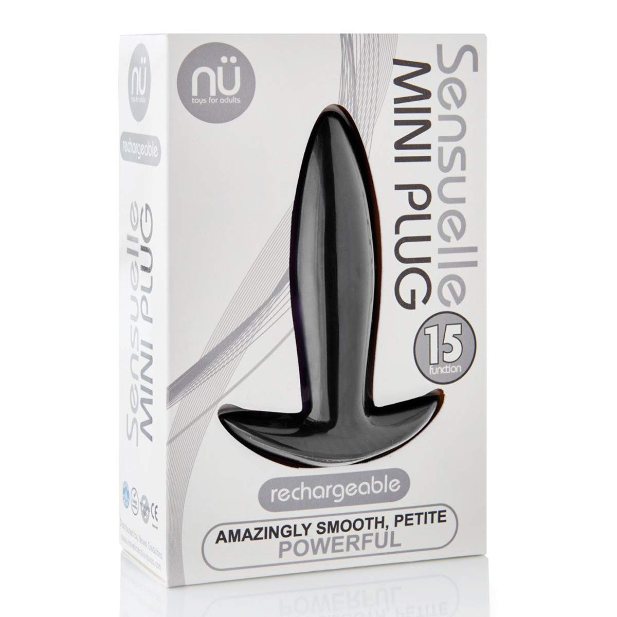 Novel Creations Sensuelle Mini Plug, Black