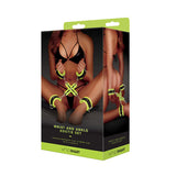 Whip Smart Glow In The Dark Wrist And Ankle Hogtie Set