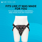 Me You Us Adjustable Harness Black