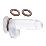 Jock Discreet Silicone Cock Ring Set Dark
