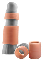 Pipedream Fantasy X-Tensions Girth Gainer System, Flesh