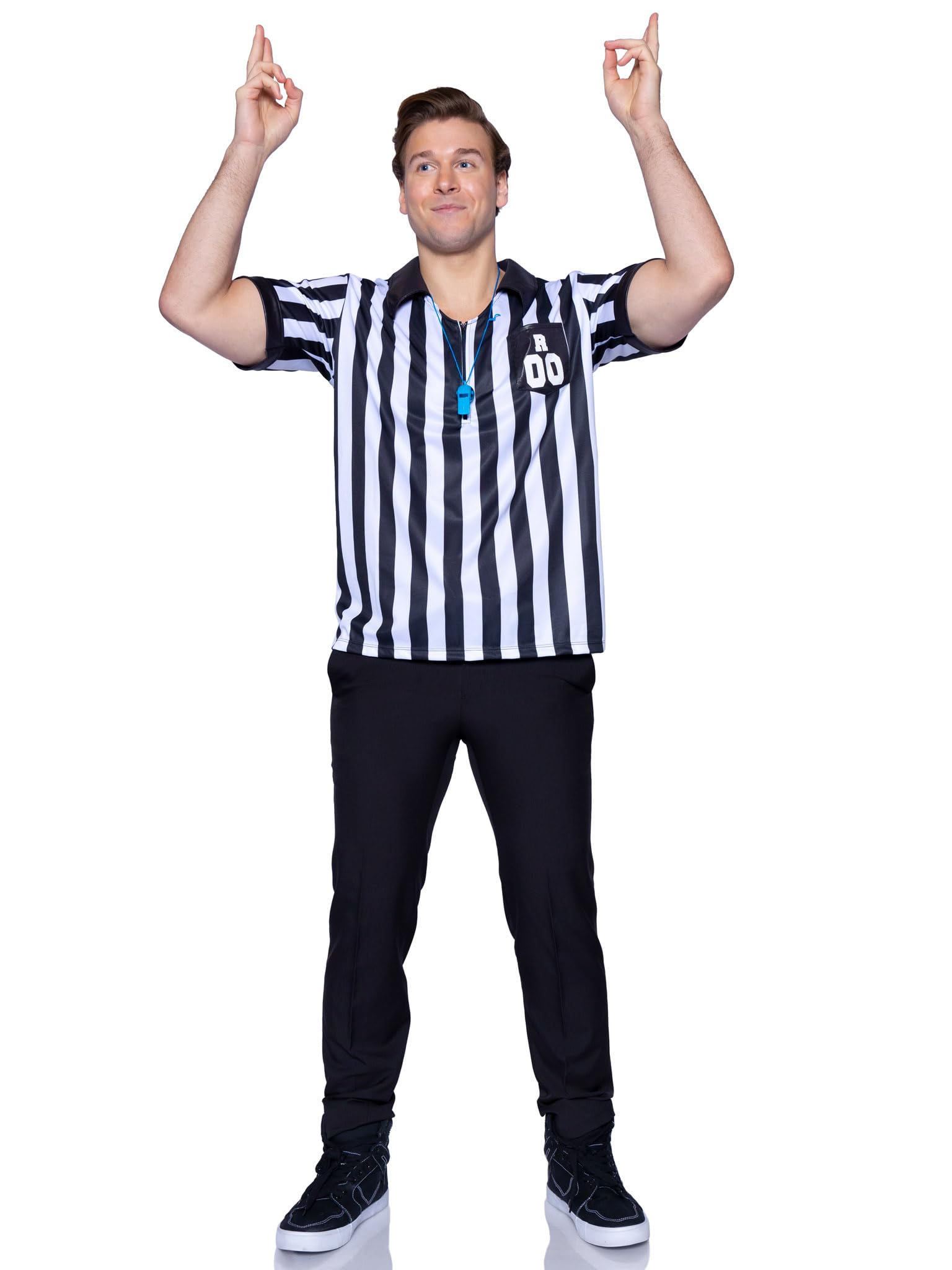 2Pc. Men'S Referee Shirts W/ W