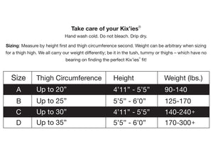 Kixies Tiffany Black Diamond Size D